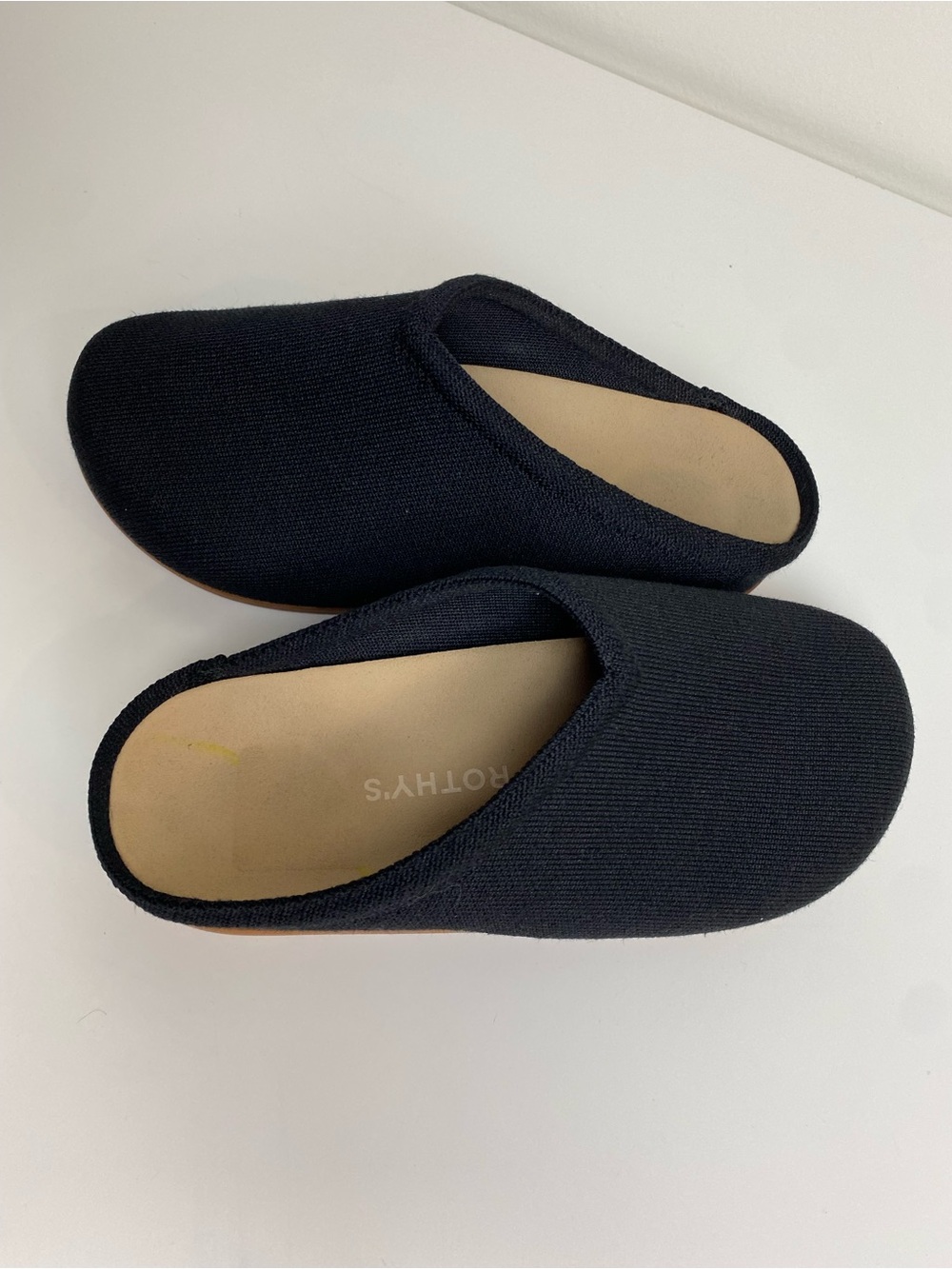Rothys Casual Clog Black Sz 9 - Picture 5 of 8